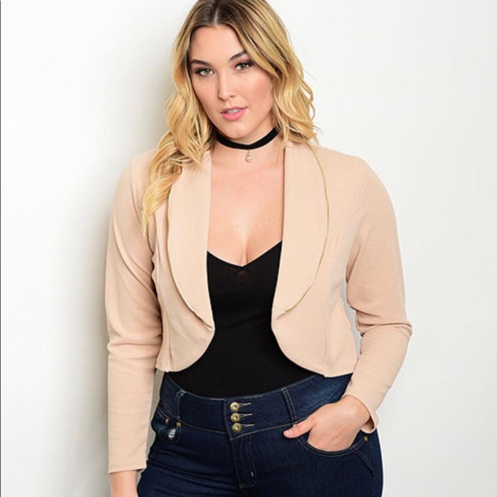 Beige cream jacket